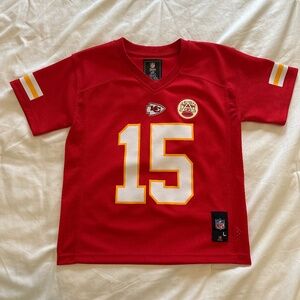 Preschool Kansas City Chiefs Patrick Mahomes Red Replica Player Jersey-L(7)
